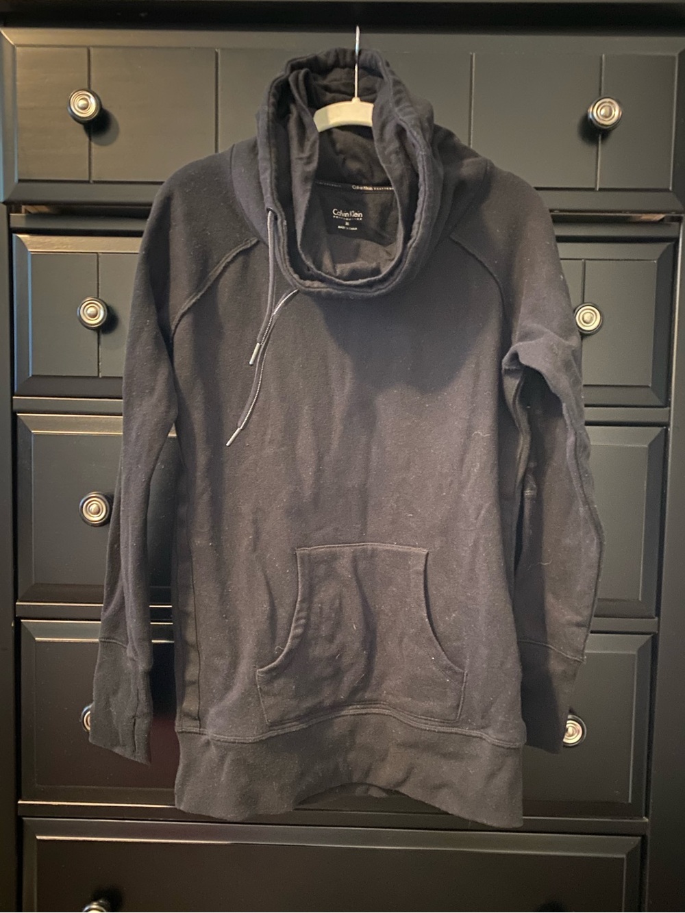 Calvin Klein Performance Black Cowl Neck Sweatshirt